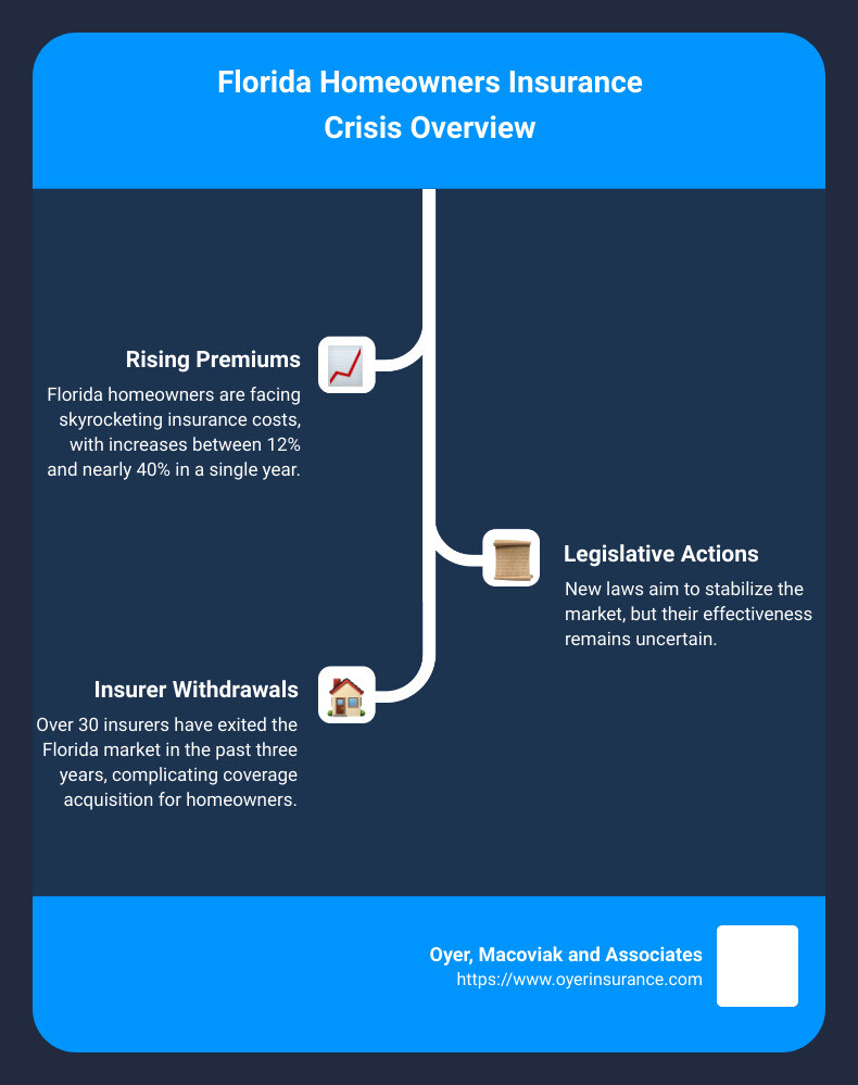 Infographic on the Florida Homeowners Insurance Crisis – featuring rising premiums, legislative actions, and insurer withdrawals - florida homeowners insurance crisis infographic infographic-line-3-steps Infographic on the Florida Homeowners Insurance Crisis – featuring rising premiums, legislative actions, and insurer withdrawals - florida homeowners insurance crisis infographic infographic-line-3-steps