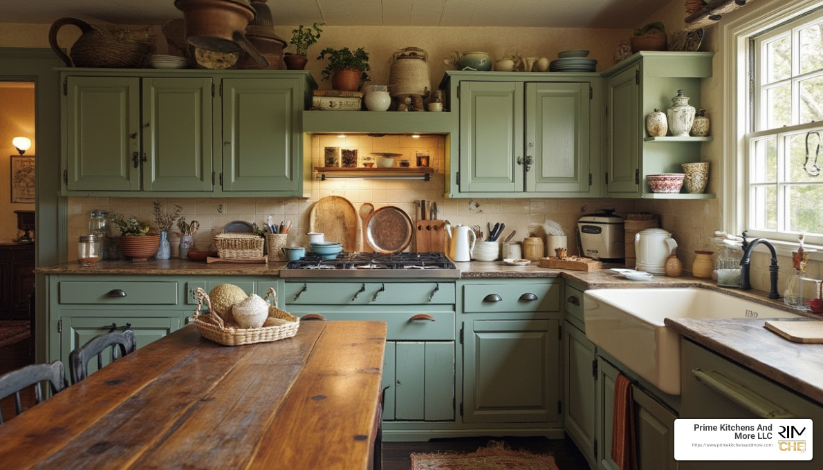 kitchen with antique features - traditional kitchen remodel ideas