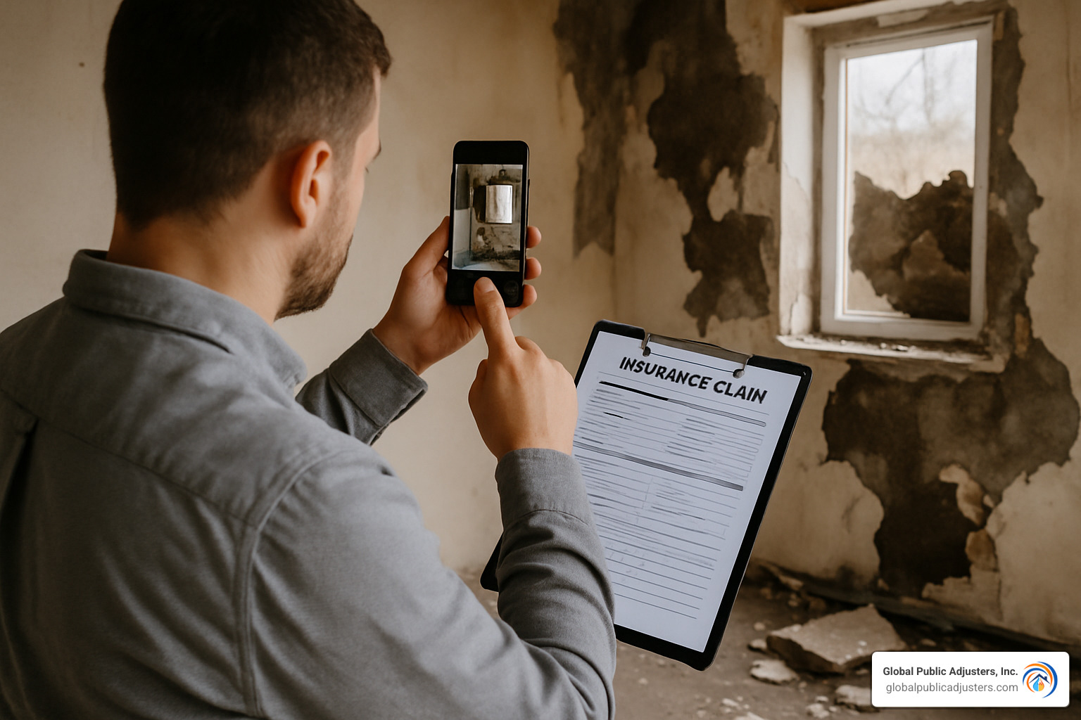 insurance claim documentation - property damage insurance claims process