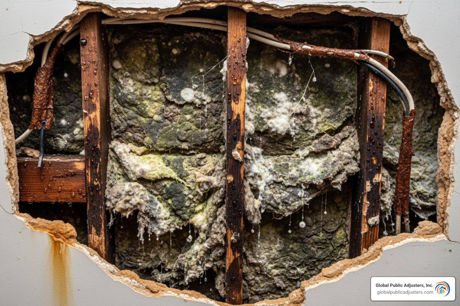 hidden water damage behind a wall - Reopen insurance claim hidden water damage behind a wall - Reopen insurance claim