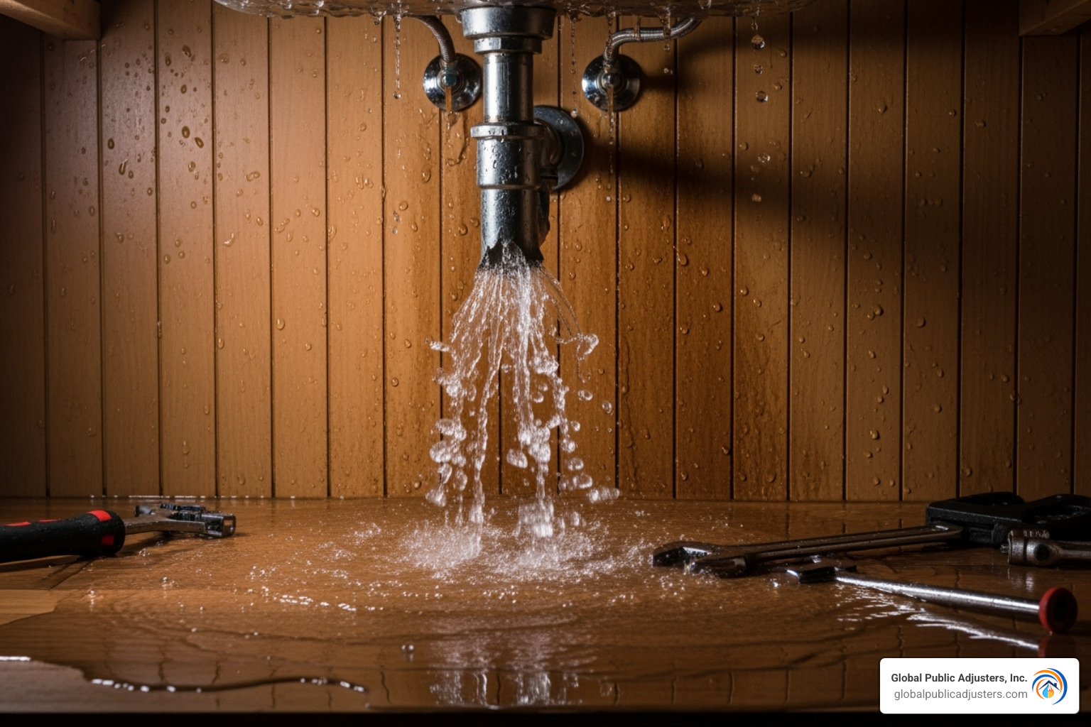 burst pipe under sink - average insurance claim for water damage burst pipe under sink - average insurance claim for water damage