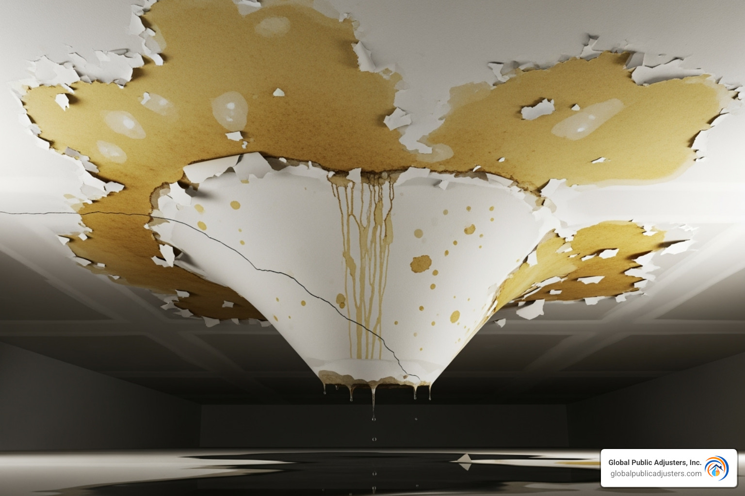 interior water damage from roof leak - public adjusters pensacola florida loss interior water damage from roof leak - public adjusters pensacola florida loss