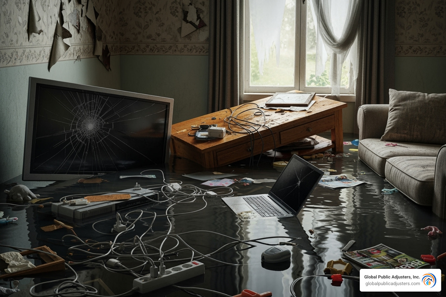 water damaged electronics and furniture - average water backup claim water damaged electronics and furniture - average water backup claim