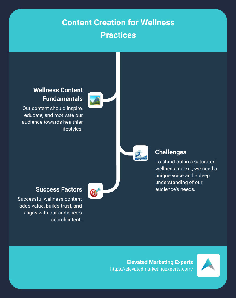 Wellness Content Creation Infographic - content creation for wellness practices infographic infographic-line-3-steps