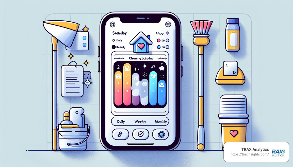 OurHome - daily weekly monthly cleaning schedule app