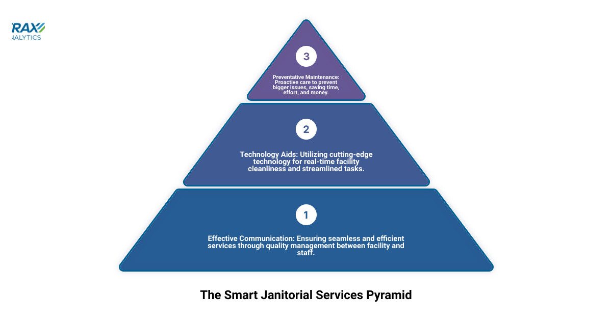Infographic about Smart Janitorial Services - smart janitorial services infographic 3_stage_pyramid
