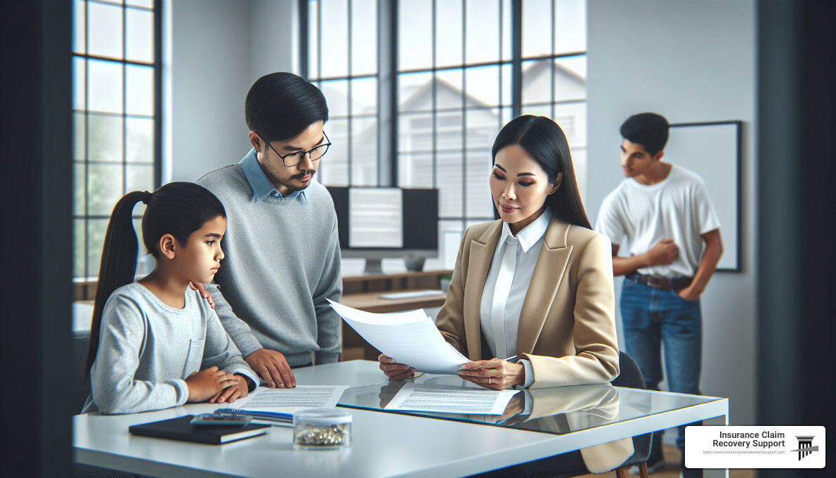 Fire Damage Public Adjuster at work - fire damage public adjuster