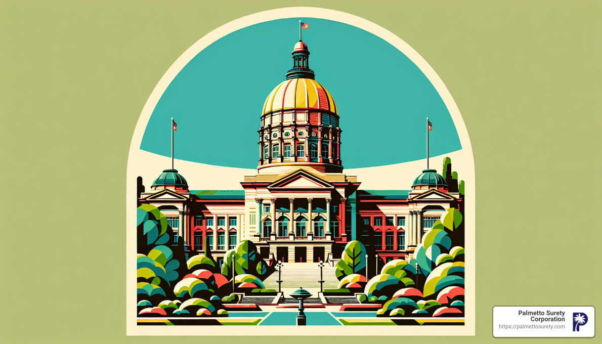 Georgia state capitol - how to get a surety bond in georgia