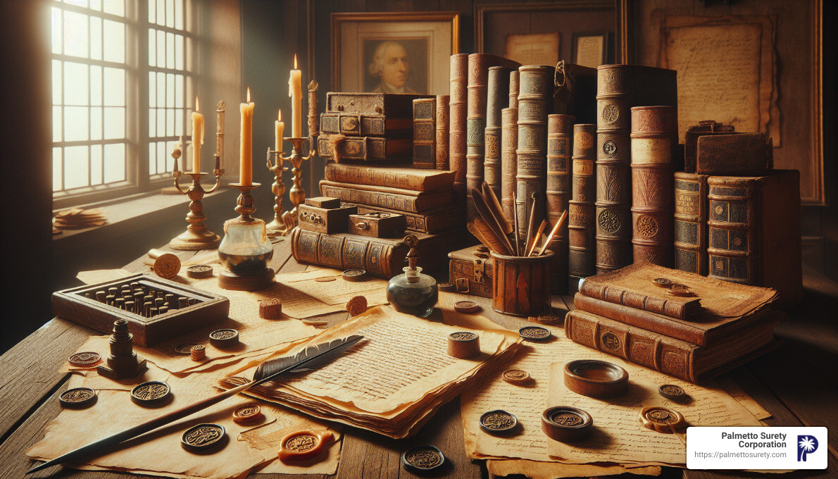 In-depth guide to understanding personal surety 3 Historical documents and legal texts on the evolution of personal surety practices. - personal surety