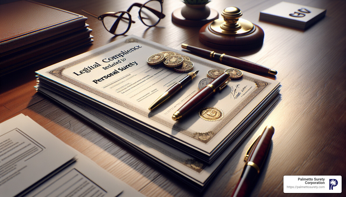 In-depth guide to understanding personal surety 5 Legal compliance documents - personal surety