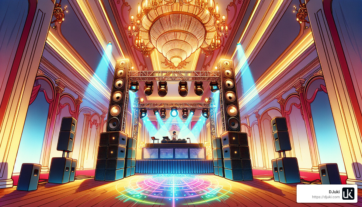 wedding dj setup - how to be a dj