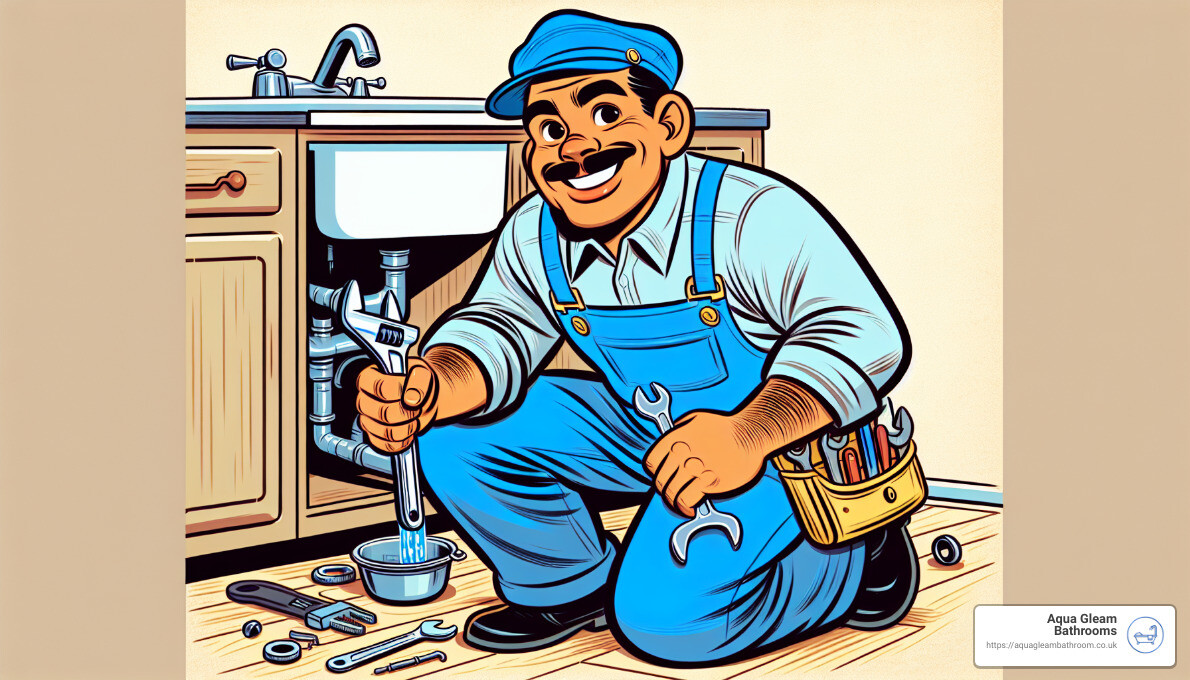 plumber working - phone number for plumbers