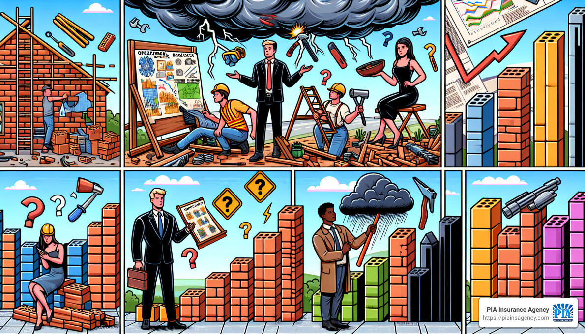 Industry Risk Chart - how much is general liability insurance for contractors