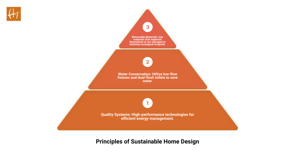 Infographic on Sustainable Home Design Principles - design of sustainable homes infographic 3_stage_pyramid