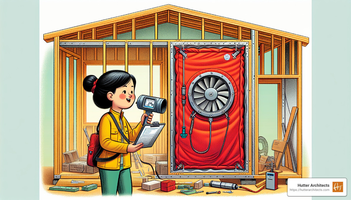 Blower Door Test - how to design an environmentally sustainable home