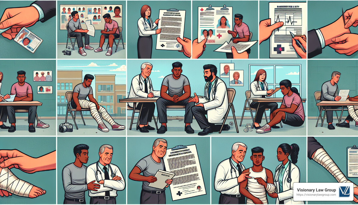 injury documentation process - injured on the job no insurance