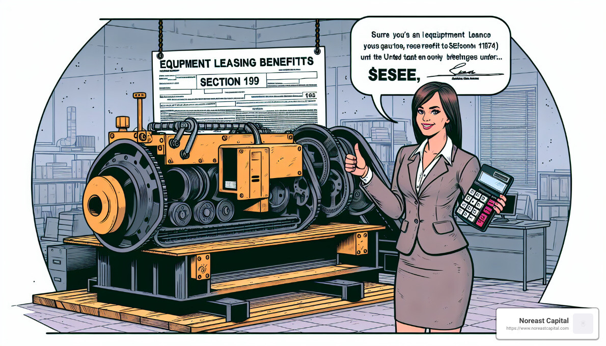 0bbda58caeb4a88204744d032b2df84427a92481 The Top 10 Benefits of Equipment Leasing for Growth and Flexibility Discover the top 10 equipment leasing benefits for business growth and flexibility. Learn how leasing can enhance your cash flow and more! Section 179 Example - equipment leasing benefits