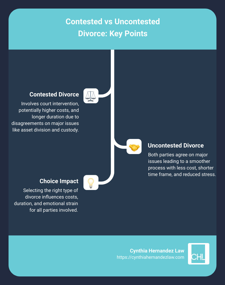 Top 5 Tips Contested vs Uncontested Divorce in 2024