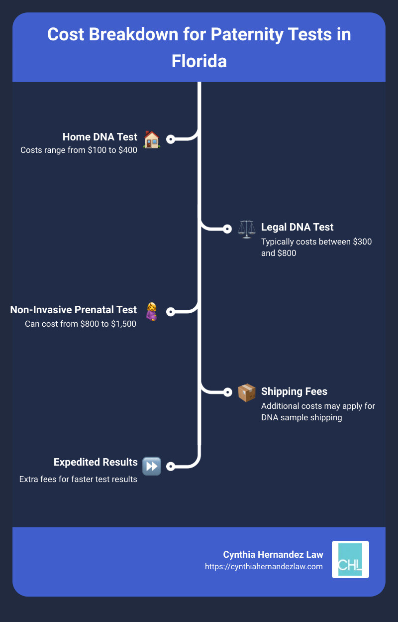 How Much Does a DNA Test Cost in Florida | Paternity Test