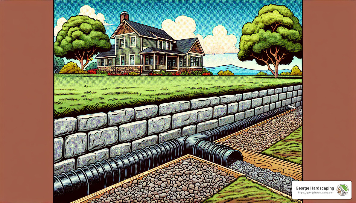 Drainage Solutions - retaining wall design