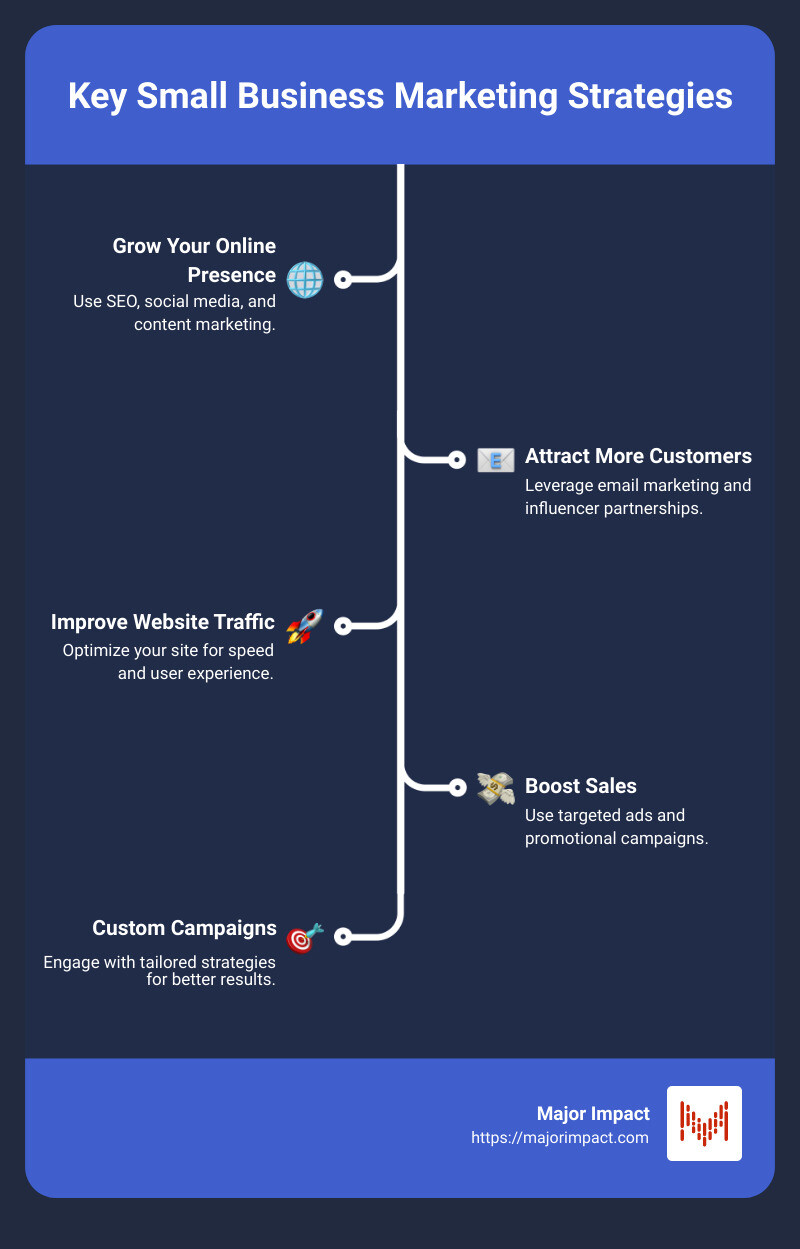 Small Business Marketing Strategies Infographic - marketing services for small business infographic infographic-line-5-steps Small Business Marketing Strategies Infographic - marketing services for small business infographic infographic-line-5-steps