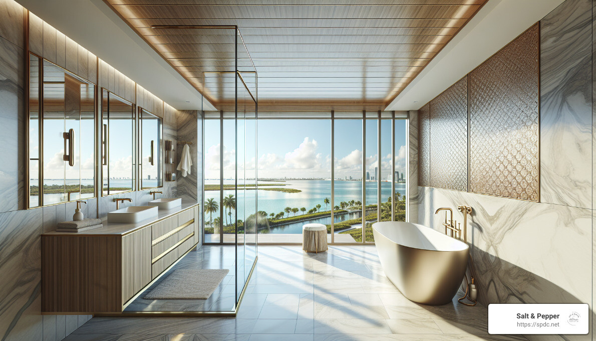 3D rendering - tampa bay bathroom remodeling