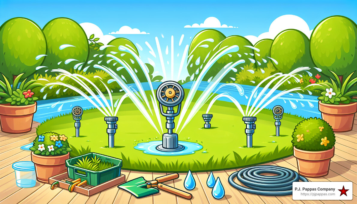 Gear Driven Sprinkler Head - irrigation sprinkler heads