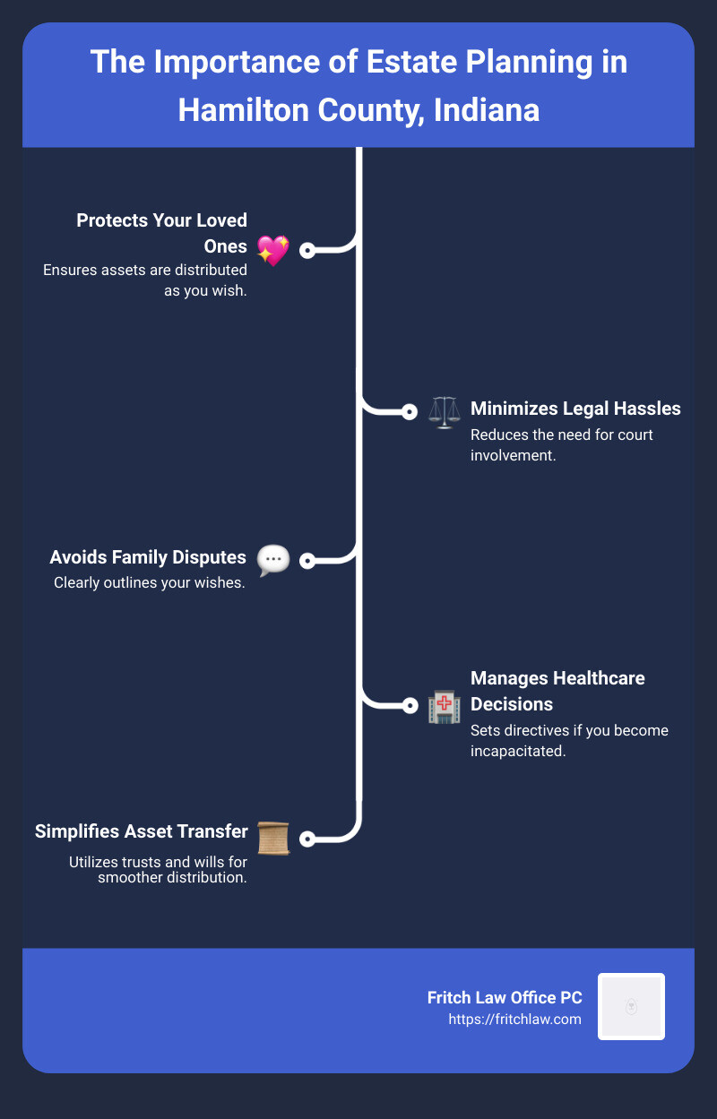 Overview of Estate Planning - estate planning in hamilton county indiana infographic infographic-line-5-steps