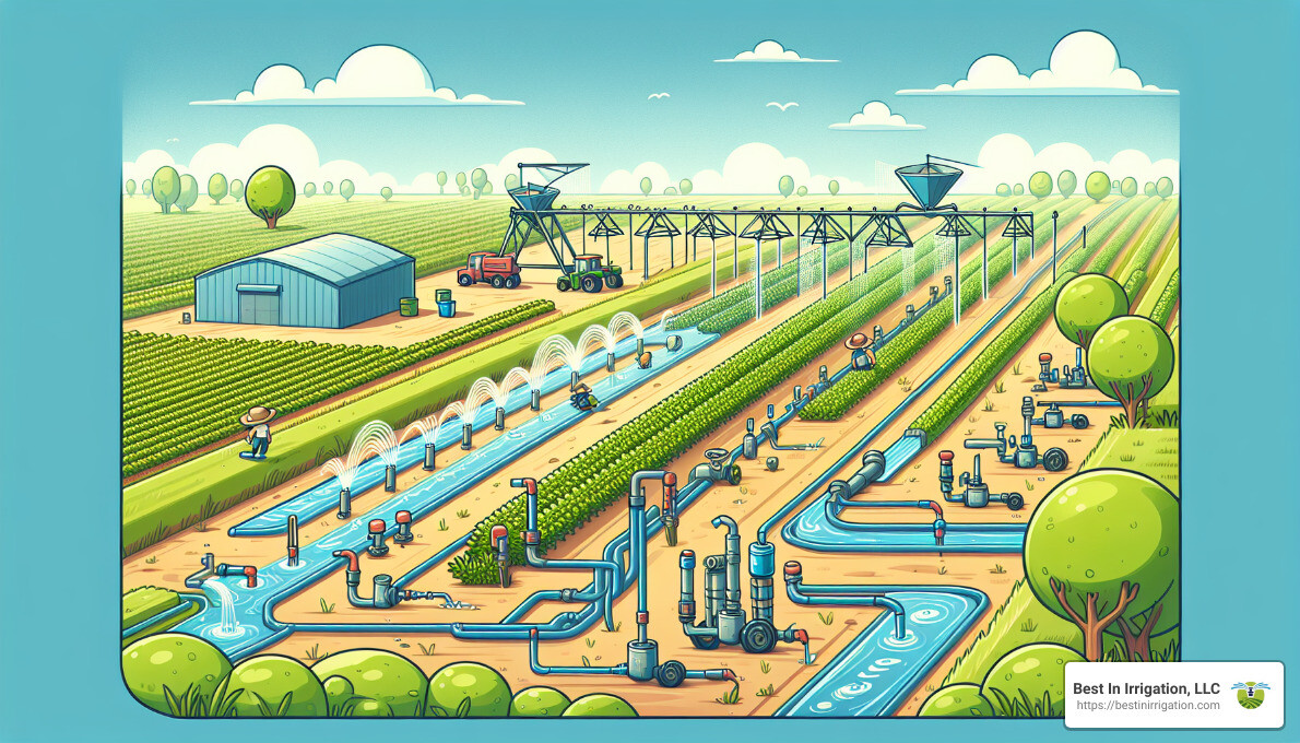 Above-Ground Sprinkler System - irrigation system