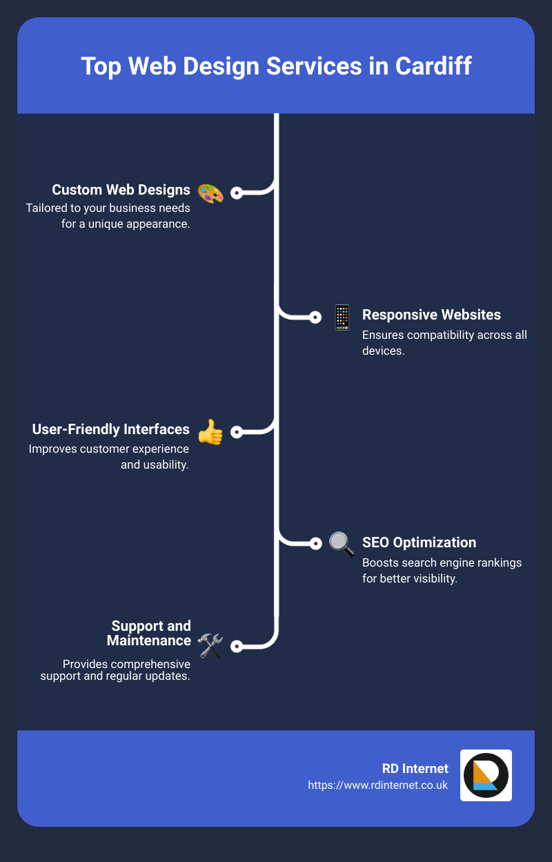 Features of Top Web Design Services in Cardiff - Web design Cardiff infographic infographic-line-5-steps Features of Top Web Design Services in Cardiff - Web design Cardiff infographic infographic-line-5-steps