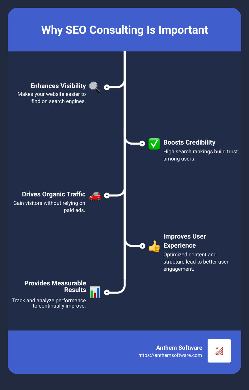 SEO Consulting Infographic - best seo consultant infographic infographic-line-5-steps
