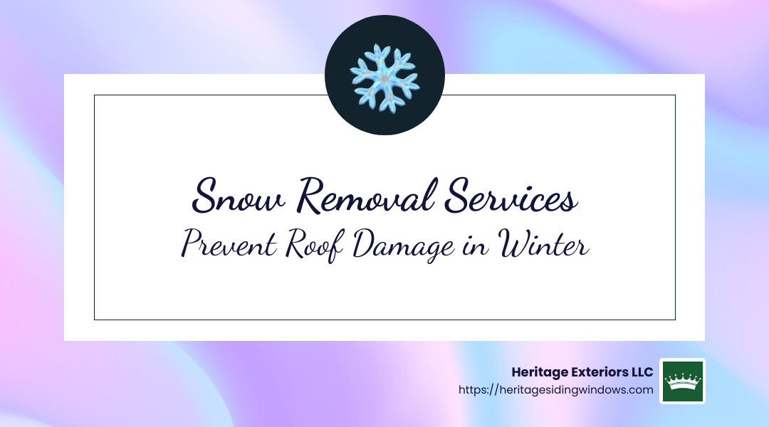 Snow removal services are crucial for preventing roof damage in winter. - roof repair lancaster ma infographic simple-emoji-landscape-beauty