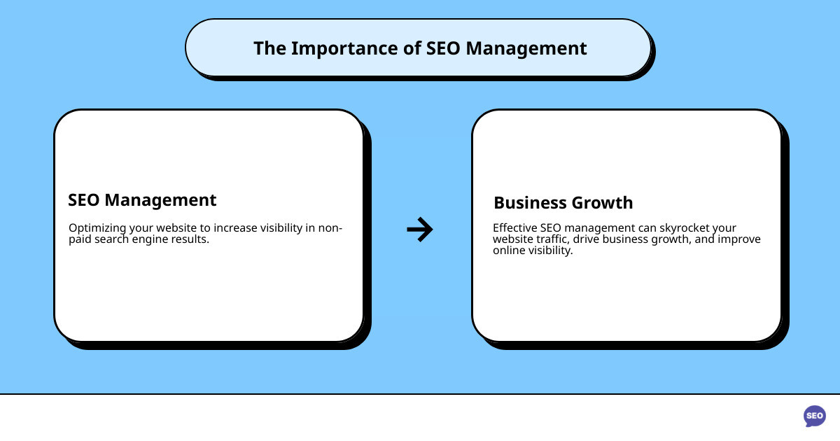 Importance of SEO - seo management infographic cause_effect_text