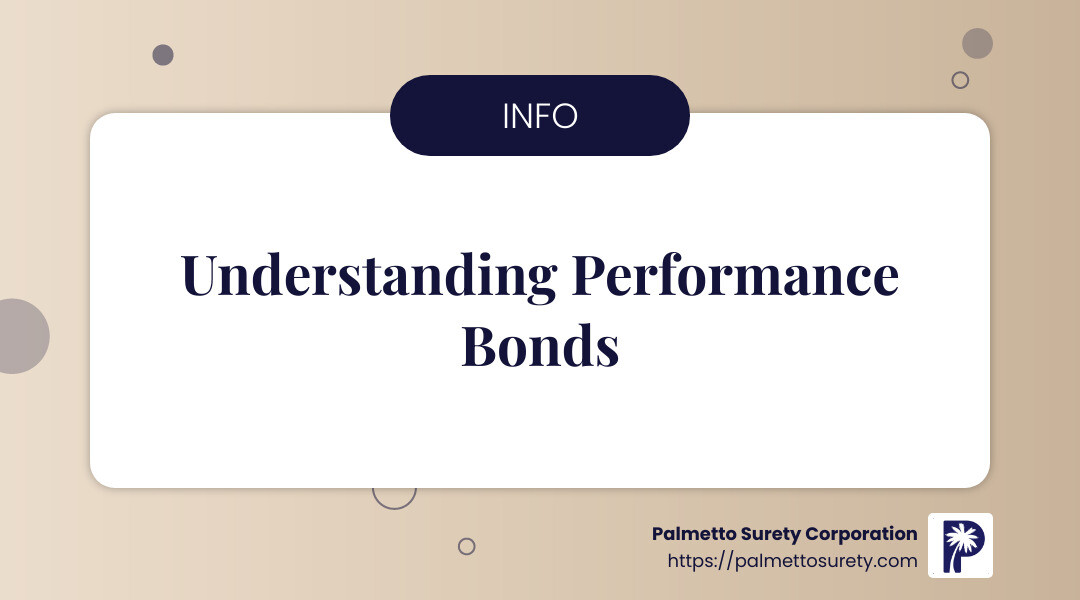 Understanding performance bonds in construction projects 2 Performance bond infographic - performance bond for construction project infographic simple-info-landscape-card