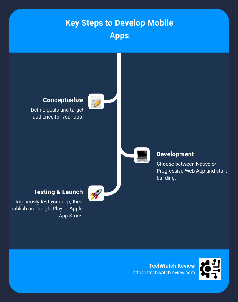 Steps to develop a mobile app infographic - develop mobile apps infographic infographic-line-3-steps Steps to develop a mobile app infographic - develop mobile apps infographic infographic-line-3-steps