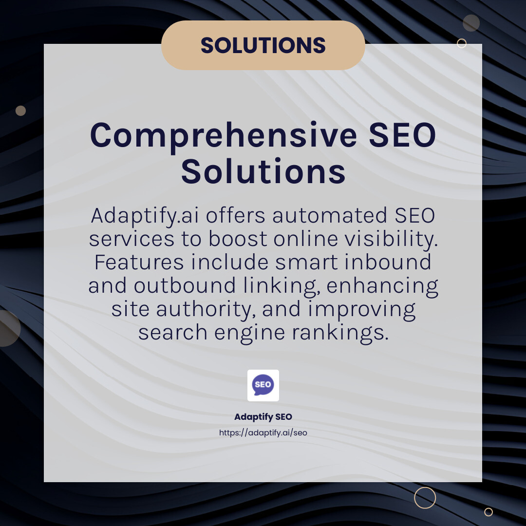 Adaptify SEO has significantly helped us scale our content creation workflow, allowing us to gain more traffic from Google. - grow sales infographic simple-info-card-dark