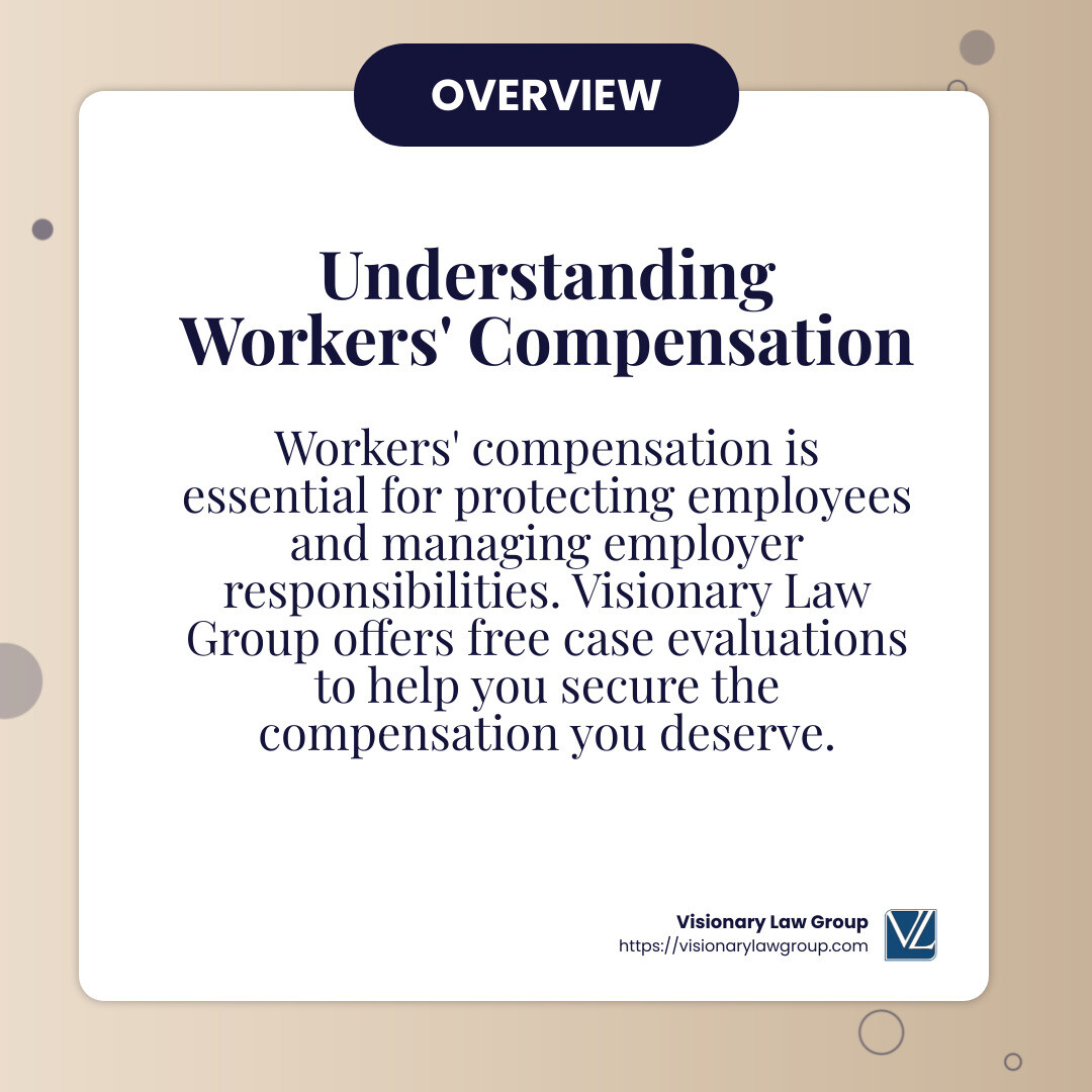 Empowering injured workers - workers compensation meaning infographic simple-info-card