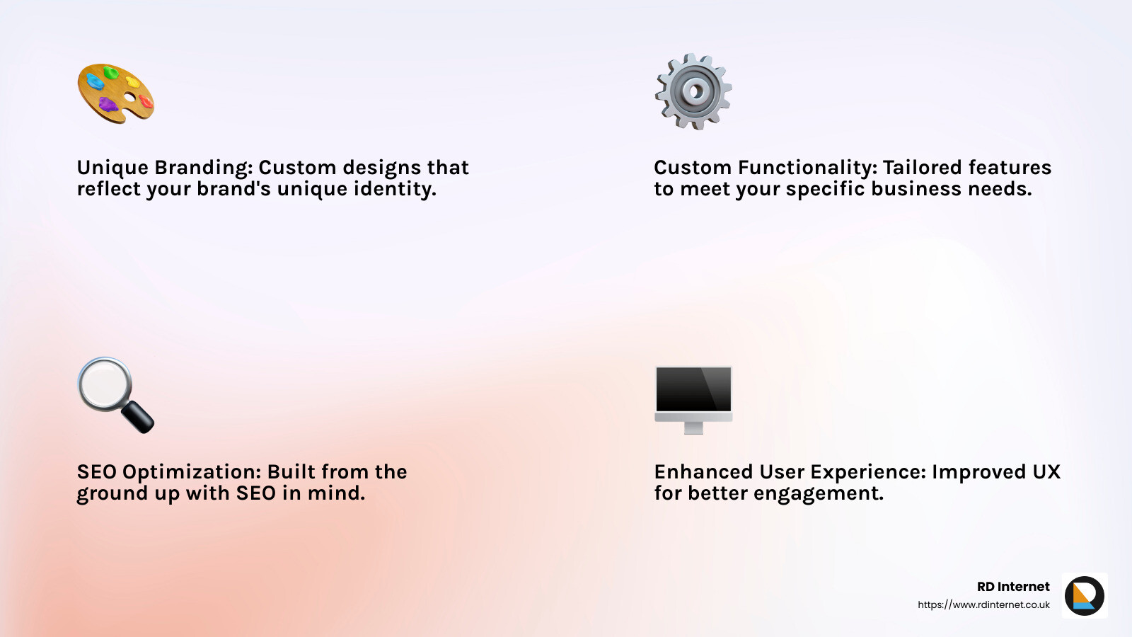 SEO success story of Christie Bears Ltd - web design agency south wales infographic 4_facts_emoji_light-gradient