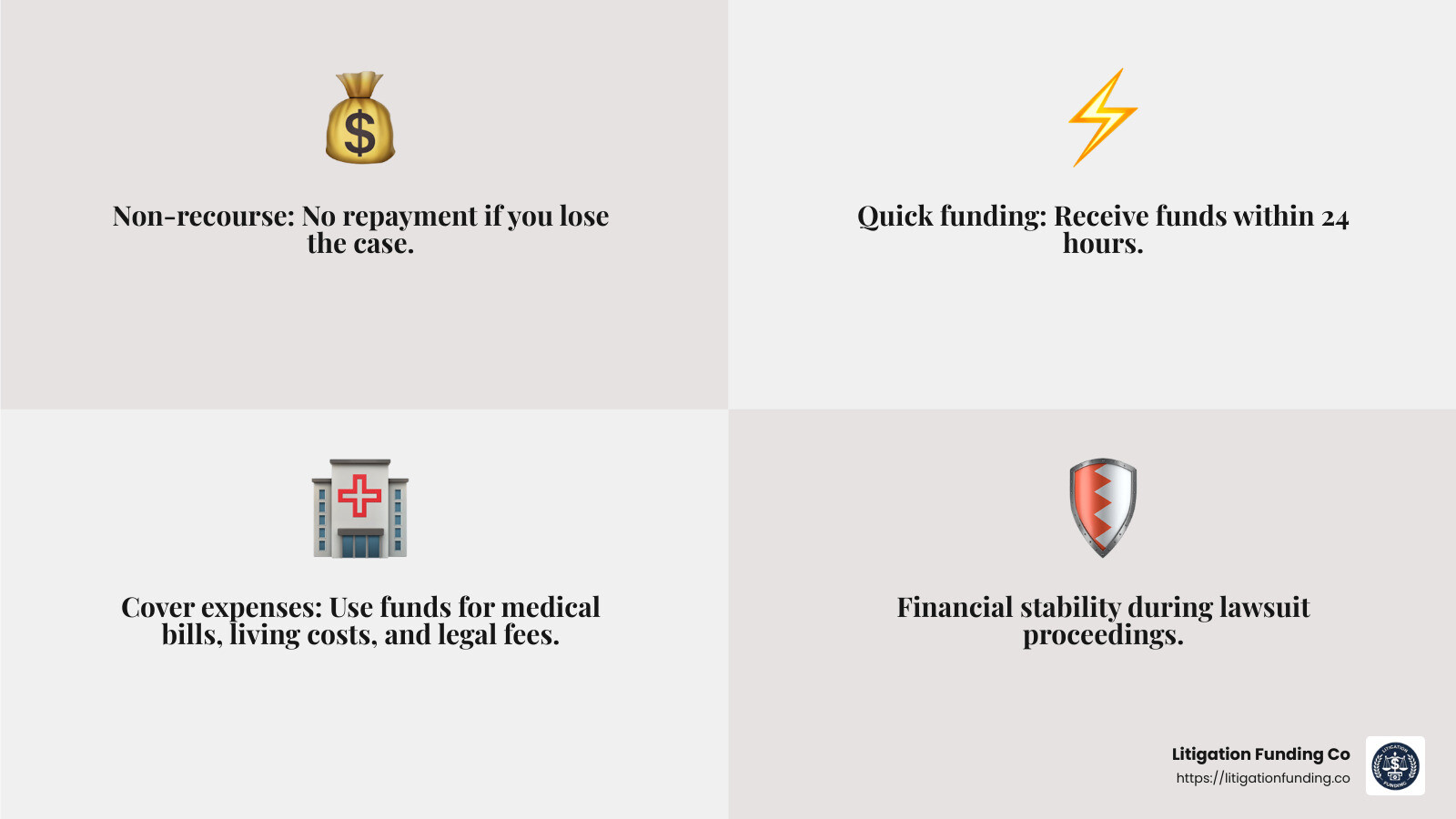quote from research - litigation cash advance infographic 4_facts_emoji_grey