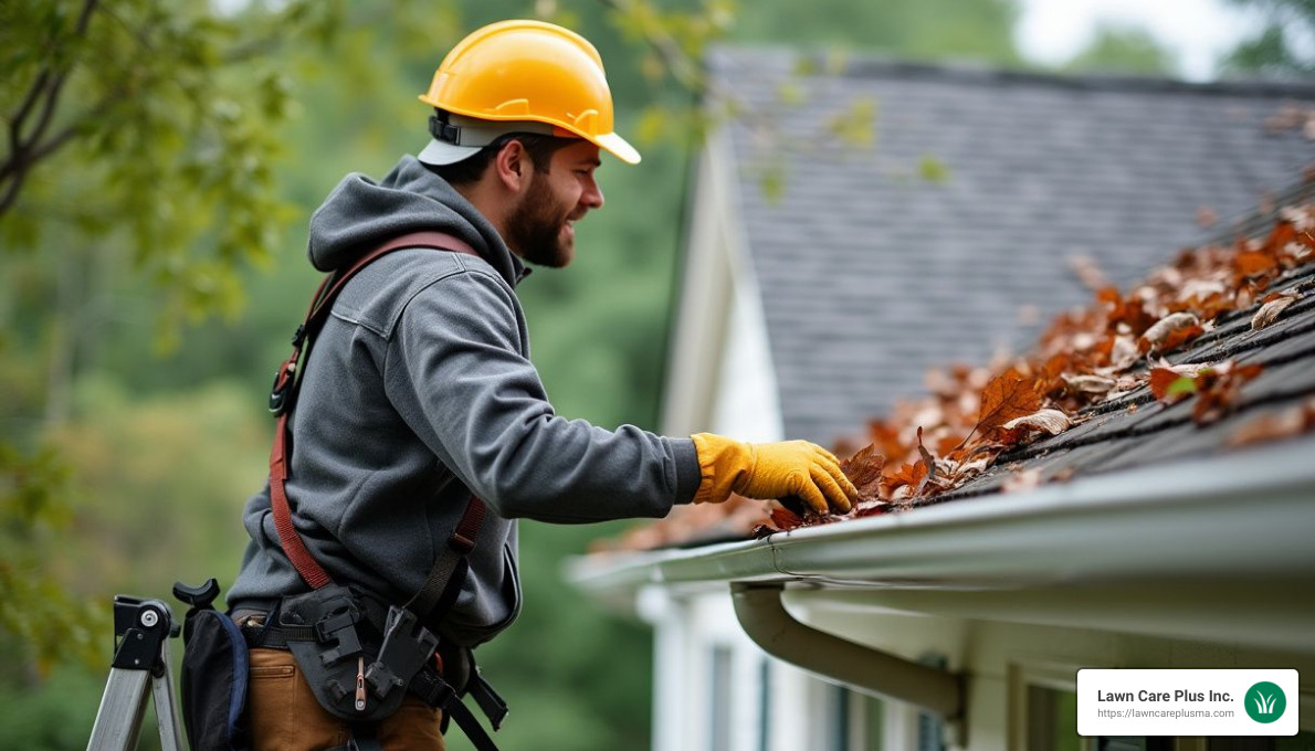 Gutter Cleaning - hyde park ma lawn care