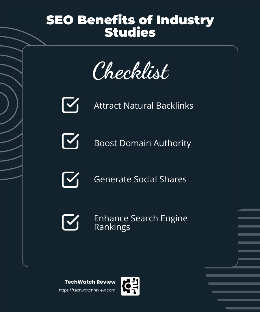 SEO benefits - b2b content marketing ideas infographic checklist-dark-blue