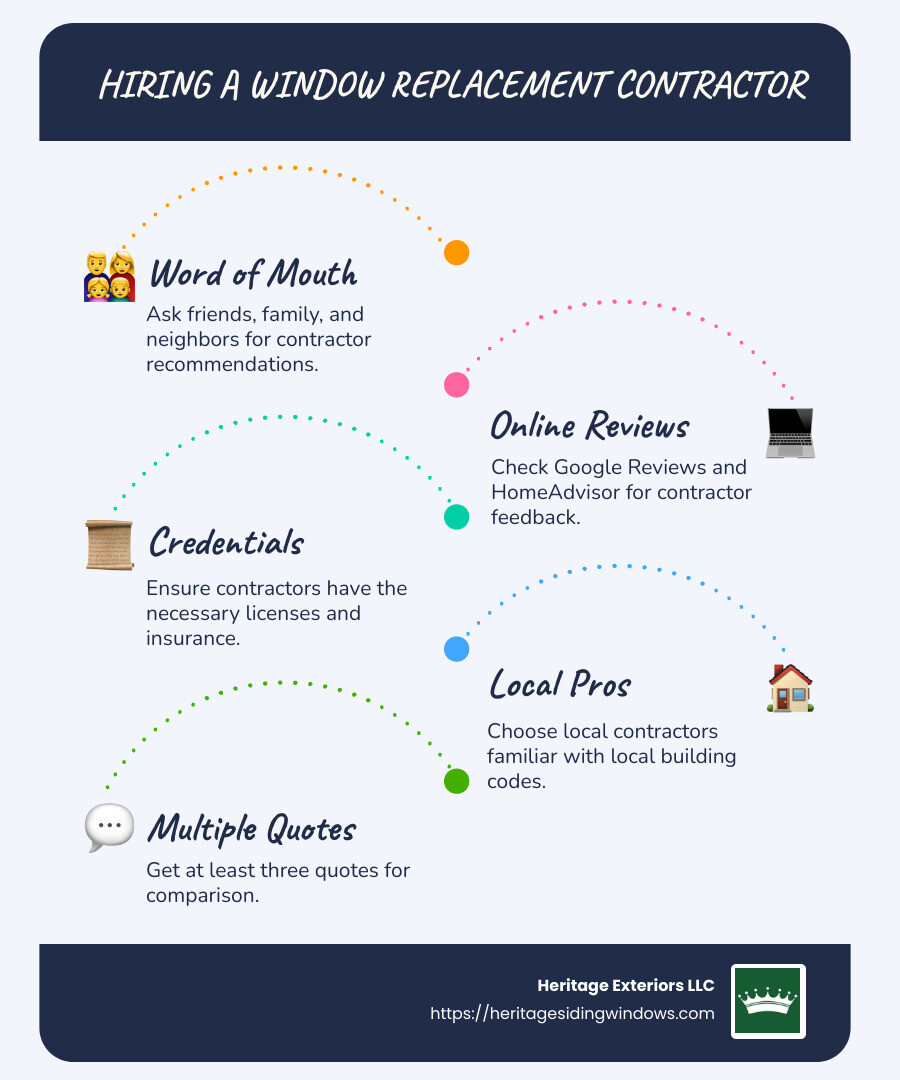 Comparing quotes helps ensure you get the best deal. - how to hire a window replacement contractor infographic infographic-line-5-steps-blues-accent_colors Comparing quotes helps ensure you get the best deal. - how to hire a window replacement contractor infographic infographic-line-5-steps-blues-accent_colors