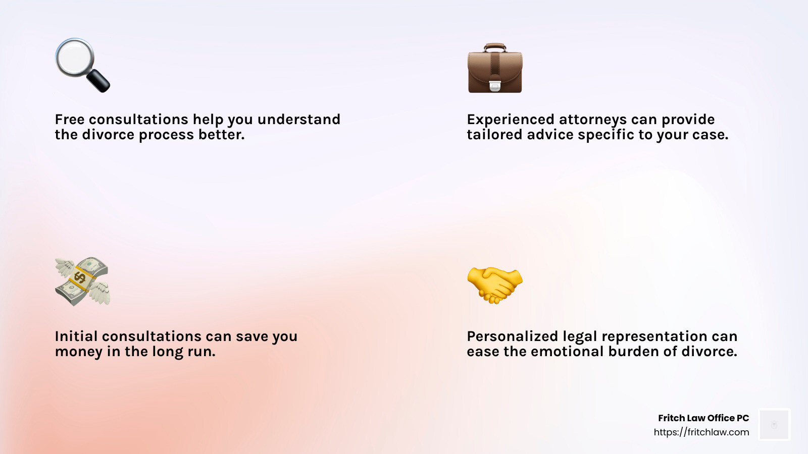 Client-Focused Legal Representation - divorce lawyer indianapolis free consultation infographic 4_facts_emoji_light-gradient