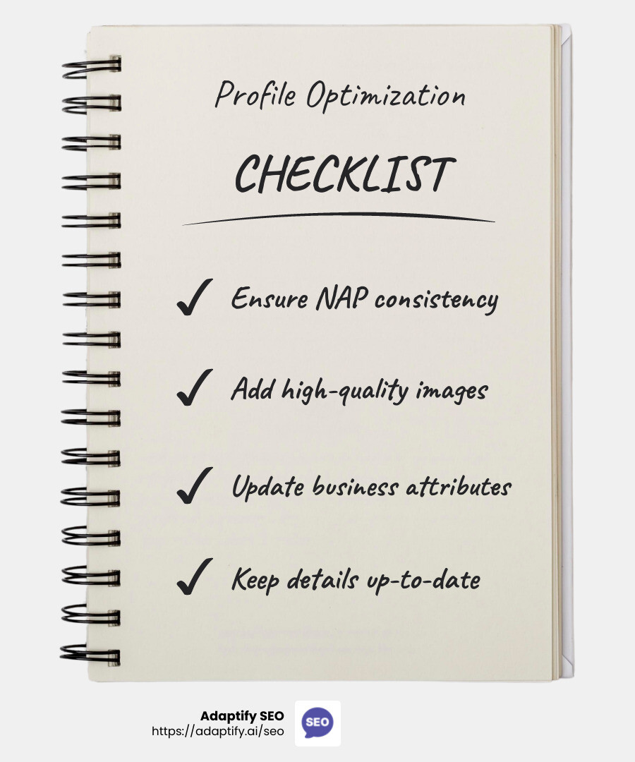 Review Management - local search engine optimization infographic checklist-notebook