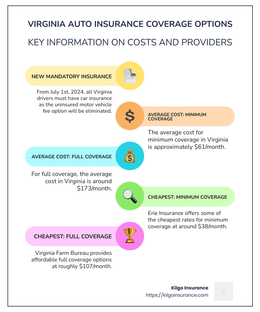 Affordable Auto Insurance Virginia Top 5 Best Providers 2024