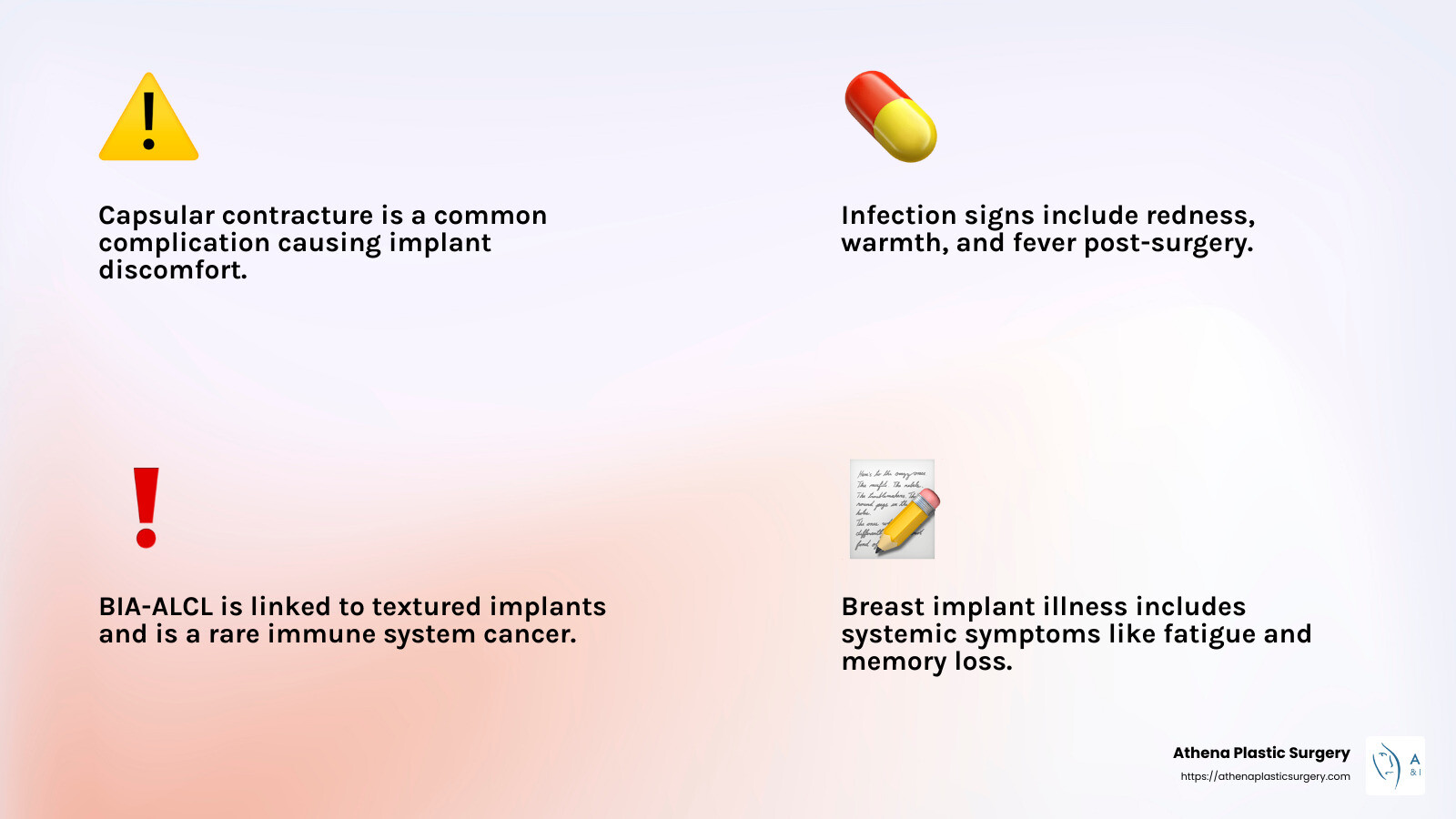 Breast Implant Illness Symptoms - big breast surgery infographic 4_facts_emoji_light-gradient