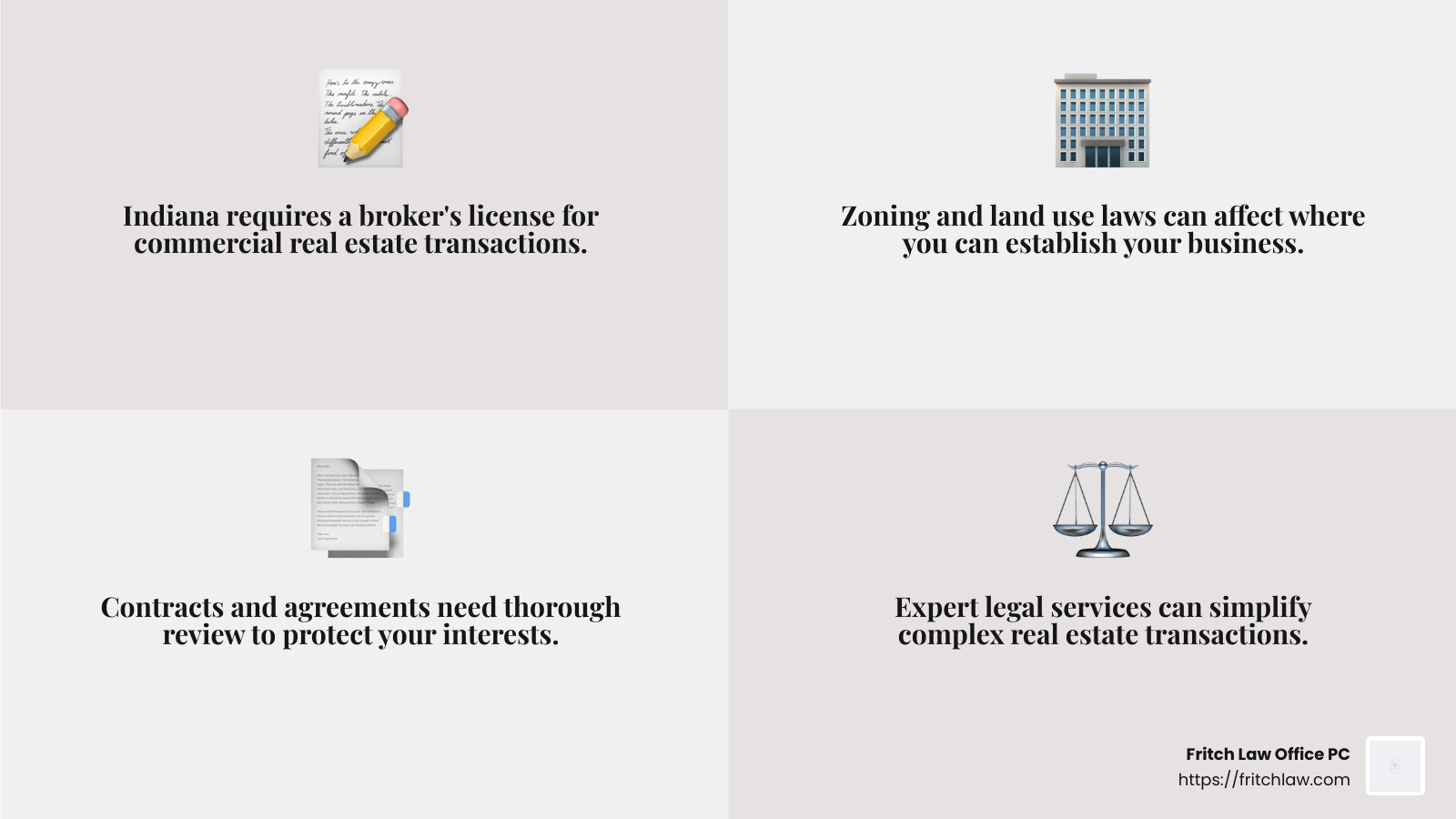 Indiana Commercial Real Estate Law Top 5 Vital Insights 2024