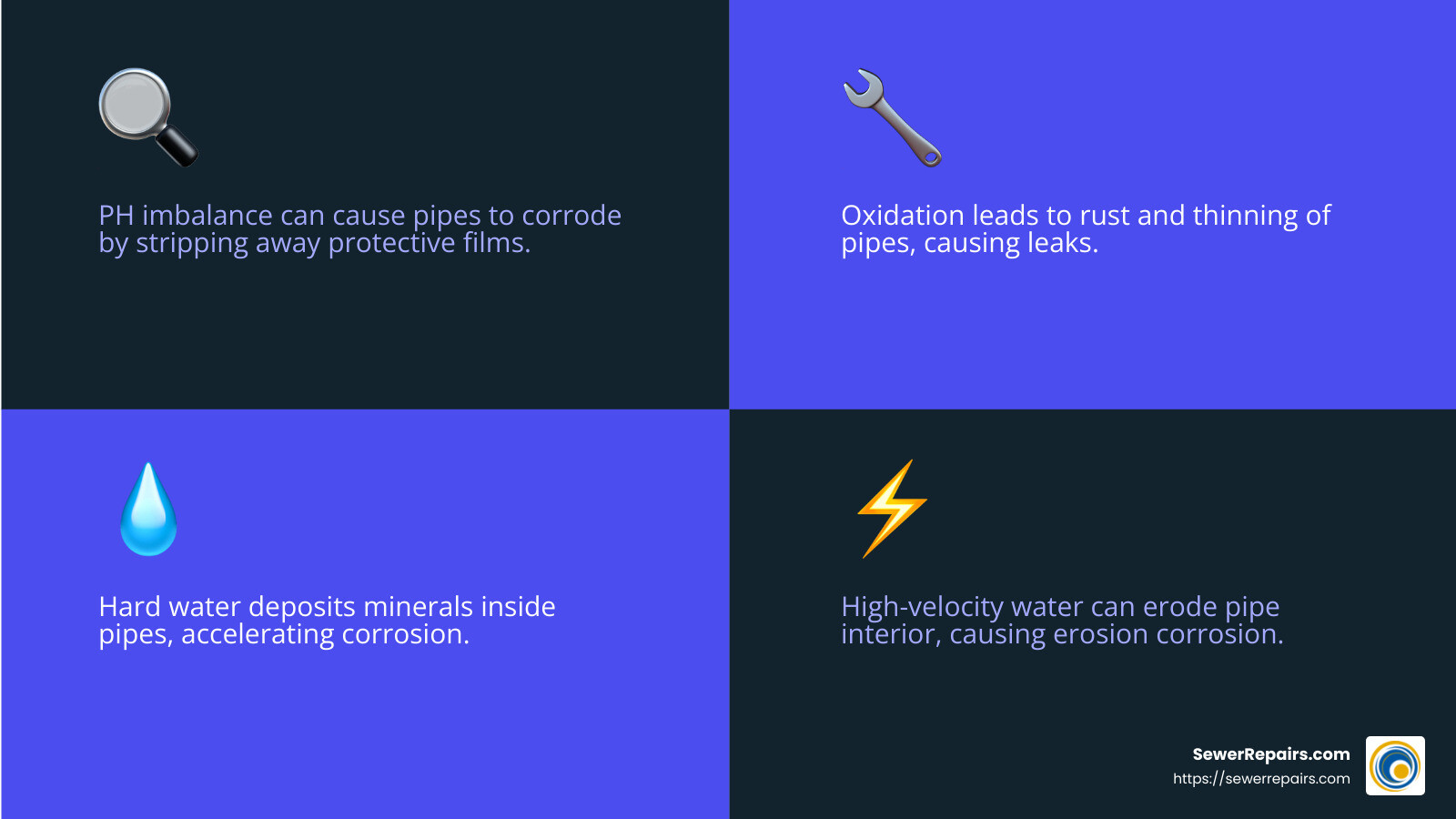Flint Water Crisis - corroded pipes infographic 4<em>facts</em>emoji_blue