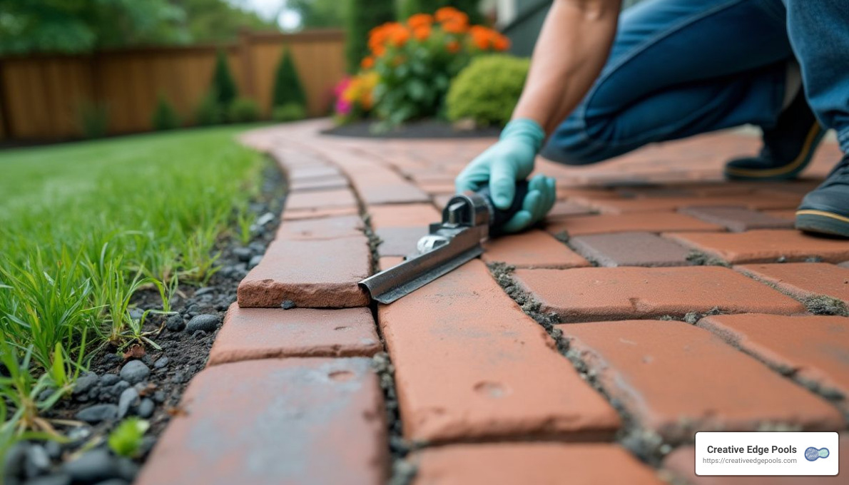 Joint refilling and sealing are crucial for maintaining patios and walkways. - hardscape maintenance service Joint refilling and sealing are crucial for maintaining patios and walkways. - hardscape maintenance service