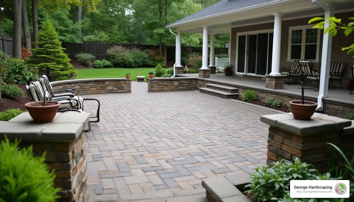 Patio Installation by George Hardscaping Patio Design by George Hardscaping - patio contractor